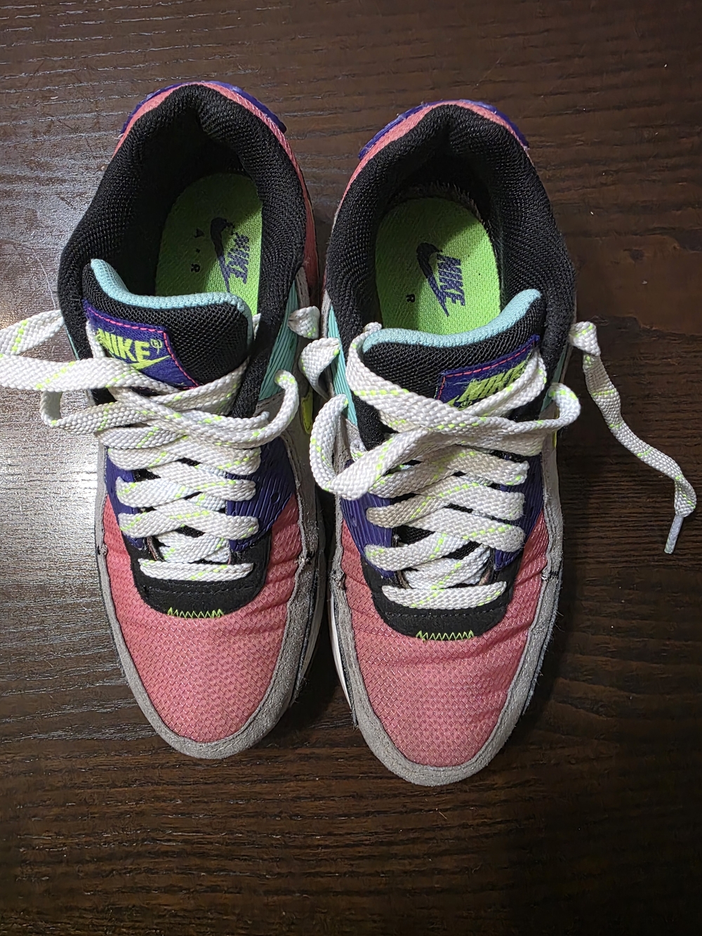 Nike Kids' Multicolor Athletic Sneakers - Pink/Blue
